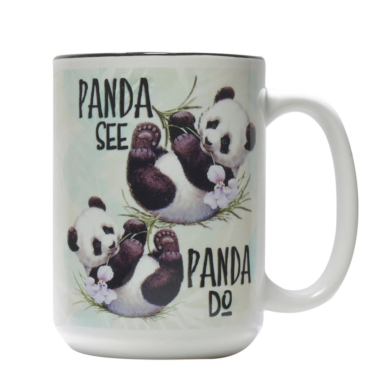 Panda See Panda Do coffee mug Friend Gift Funny coffee Mug Animal Spirit Gift for Mom Grandmother