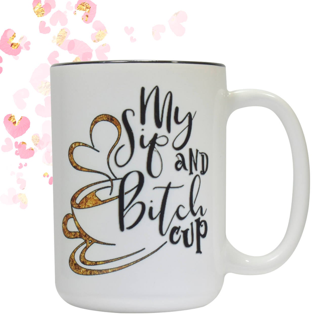 My Sip and B*tch coffee mug | Friend Coworker Gift | Sarcastic Gift for Her
