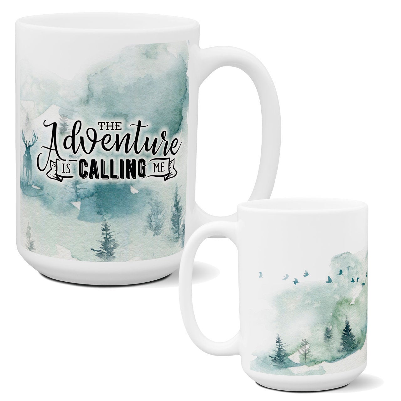Camping Wilderness Coffee Mug Camper Coffee Cup Nature Lover Adventure Happy Camper Camping Mug