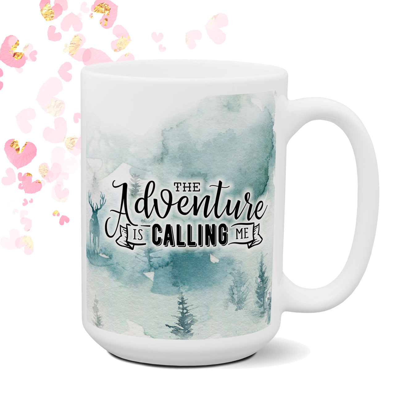 Camping Wilderness Coffee Mug Camper Coffee Cup Nature Lover Adventure Happy Camper Camping Mug