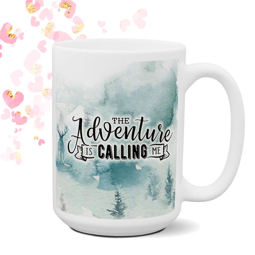 Camping Wilderness Coffee Mug Camper Coffee Cup Nature Lover Adventure Happy Camper Camping Mug
