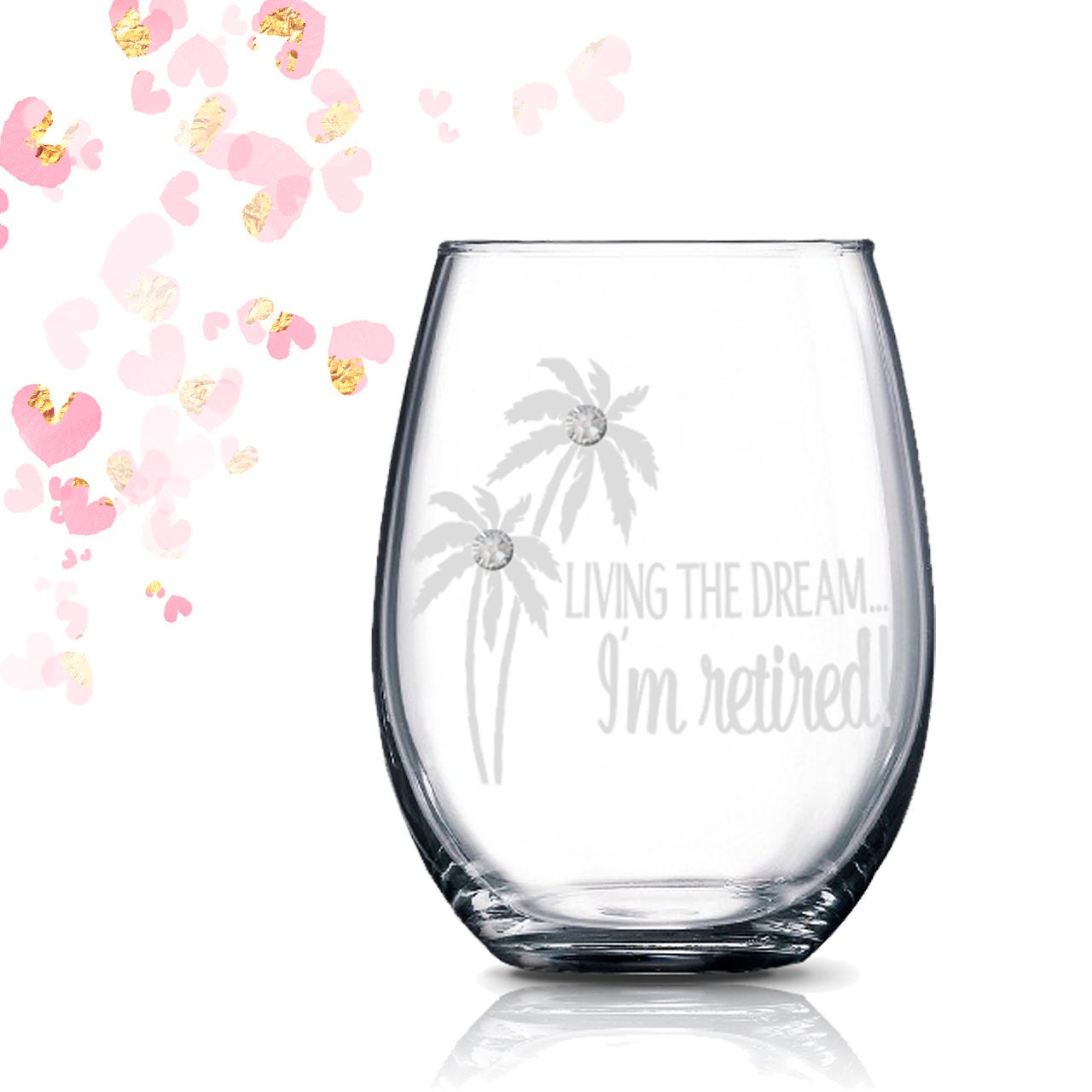 Personalized Retirement Gift - Living the Dream - I'm Retired | Retired | Retirement Teacher Gift