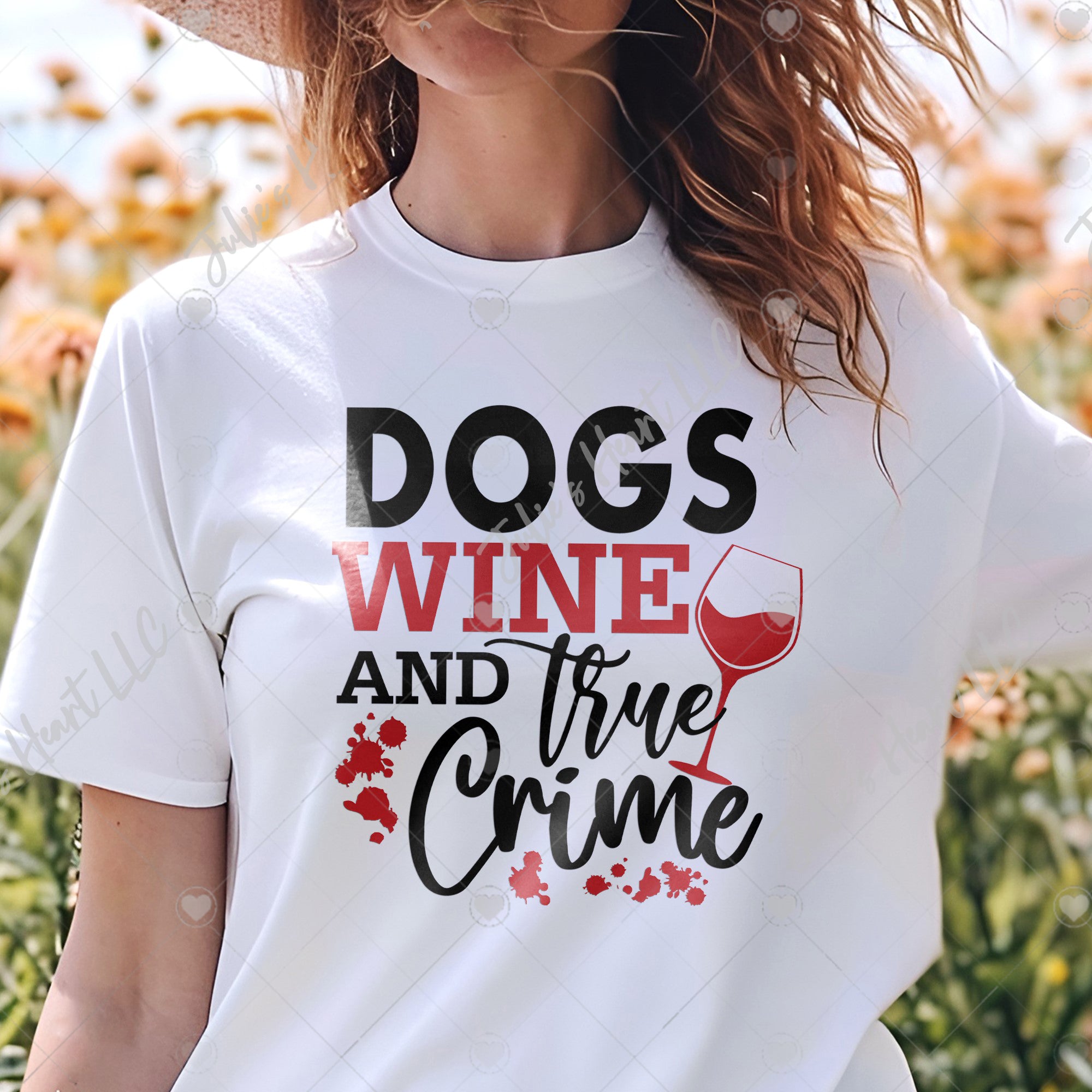 Dogs Wine and True Crime Gift Set - True Crime Junkie Gift