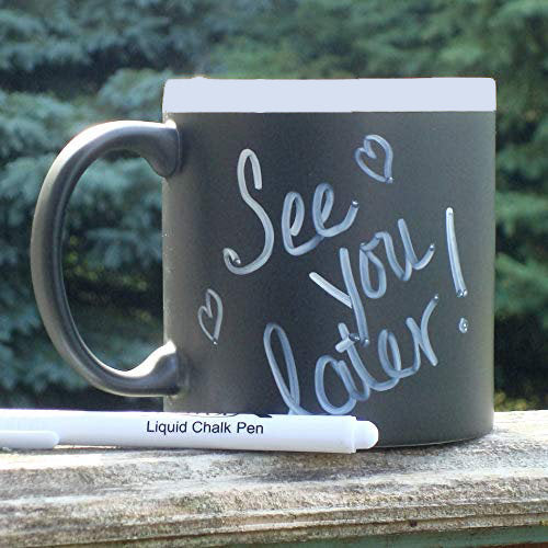 Jumbo Chalkboard Life is Hard Bacon Helps Coffee Mug | Funny Coffee Mug | Bacon Lover Gift | Funny Bacon Gifts | Camper Gift | Camping Gift