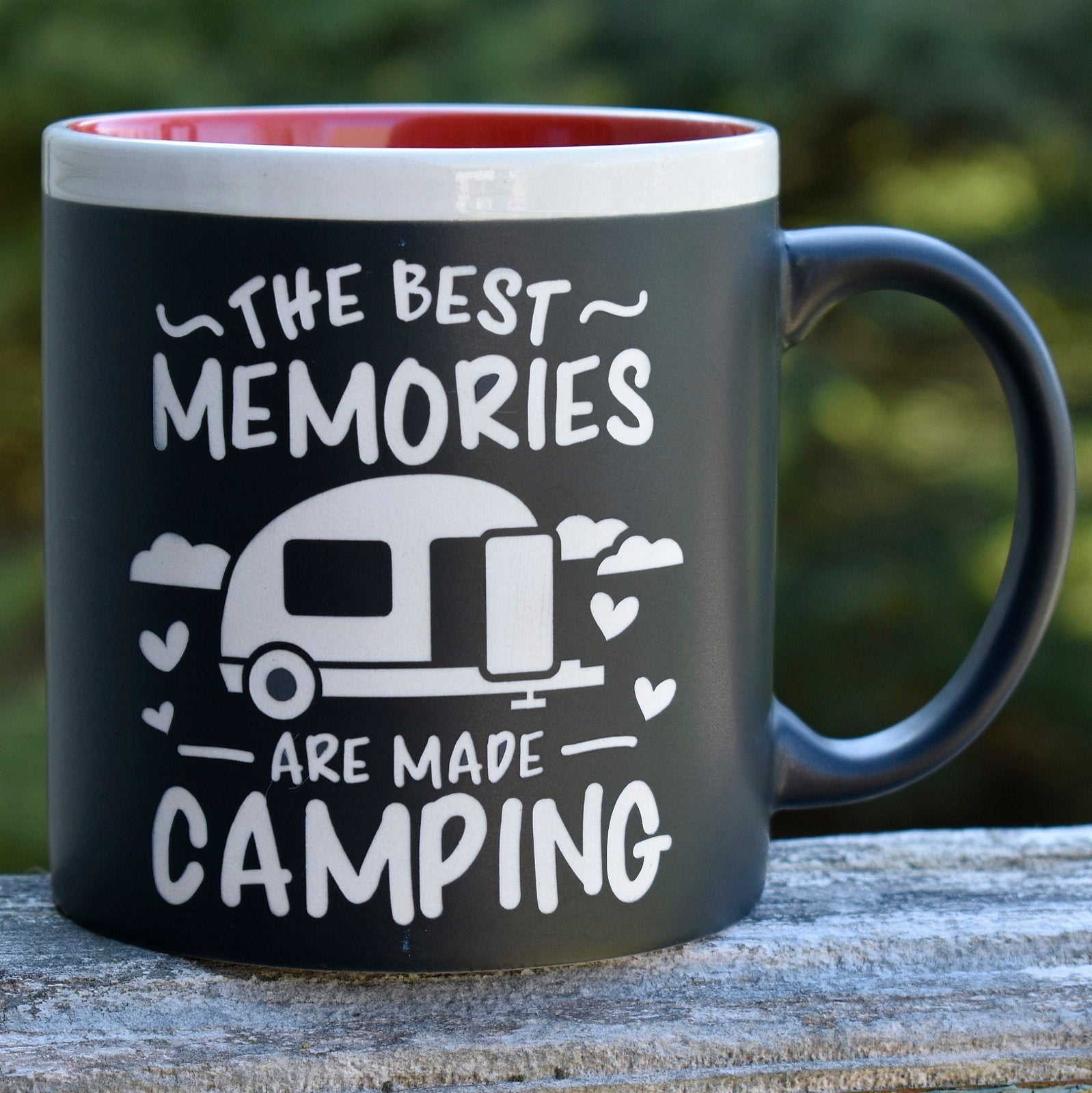Jumbo Best Memories Camping Coffee Mug Outdoor Theme Camper Gift