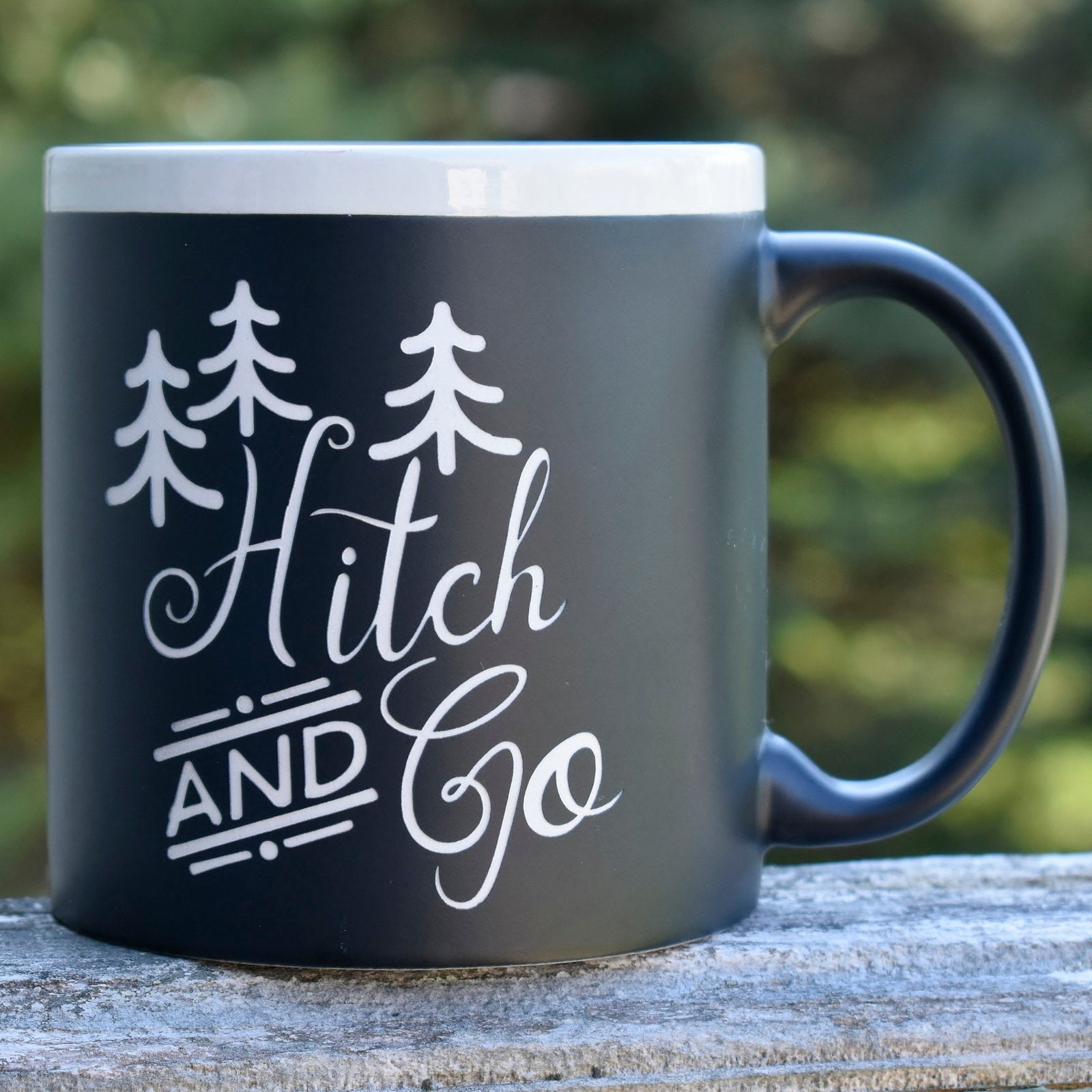 Jumbo Chalkboard Hitch and Go Camping Coffee Mug | Camping Coffee Mug | Outdoor Lover Gift | Camp Coffee Cup | Camper Gift | Camping Gift