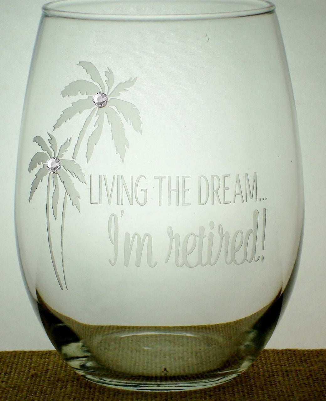 Personalized Retirement Gift - Living the Dream - I'm Retired | Retired | Retirement Teacher Gift